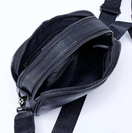 Женские и мужские сумки Poshete 886-60051H-BLK (черный) [886-60051H-BLK]