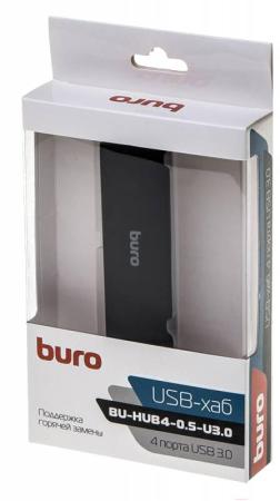 USB-хабы и док-станции Buro BU-HUB4-0.5-U3.0 [436330]