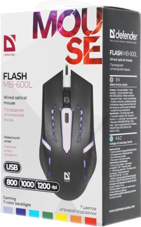 Мыши Defender Flash MB-600L [52600]