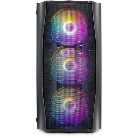 Корпуса 1stPlayer Firebase X3-M-BK-4F1 [X3-M-BK-4F1]