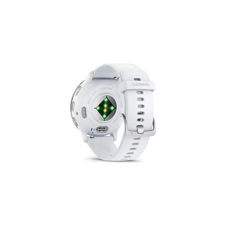 Умные часы и браслеты Garmin Venu 3 (белый, с силиконовым ремешком) [010-02784-00]