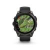 Умные часы и браслеты Garmin Fenix 8 Sapphire, Titanium 47мм (угольно-черный DLC, пепельно-черный силиконовый ремешок) [010-02904-21]