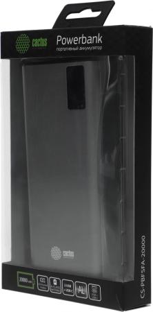 Портативные зарядные устройства CACTUS CS-PBFSFA-20000 20000mAh (серый) [CS-PBFSFA-20000, 4670089336237]
