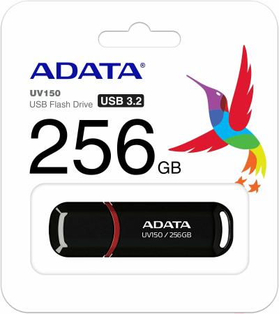 USB Flash ADATA UV150 256GB (черный) [AUV150-256G-RBK]