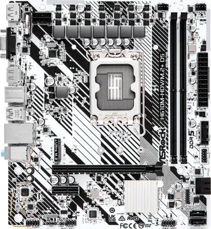 Материнские платы ASRock H610M-HDV/M.2+ D5 [4710483943478]