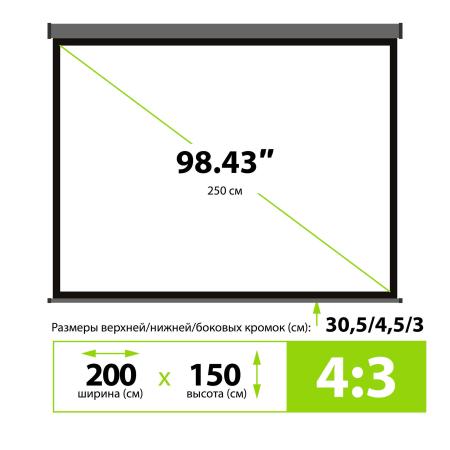 Проекционные экраны CACTUS SIlverMotoExpert 150x200 CS-PSSME-200X150-DG [CS-PSSME-200X150-DG]