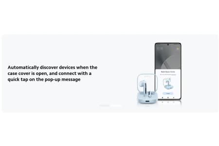 Наушники и гарнитуры Xiaomi Redmi Buds 6 Active M2344E1 (белый, международная версия) [BHR8391GL]