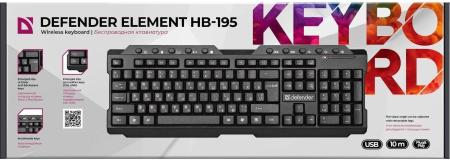 Клавиатуры defender Element HB-195 RU [45195]