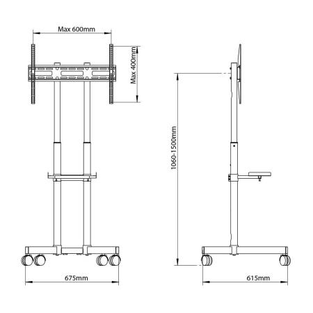 Кронштейны Arm Media PT-Stand-7 (черный)