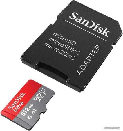 Карты памяти SanDisk Extreme PRO microSDXC SDSQXCD-512G-GN6MA 512GB (с адаптером) [SDSQXCD-512G-GN6MA]