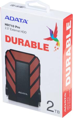 Внешние накопители ADATA HD710P 2TB (красный) [AHD710P-2TU31-CRD]