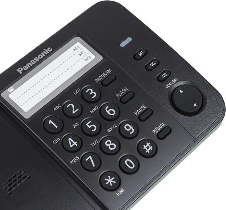 Проводные телефоны Panasonic KX-TS2352RUB (черный) [KX-TS2352RUB]