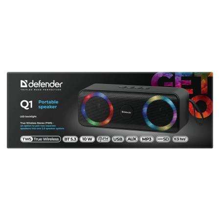 Беспроводные и портативные колонки Defender Q1 [65301]
