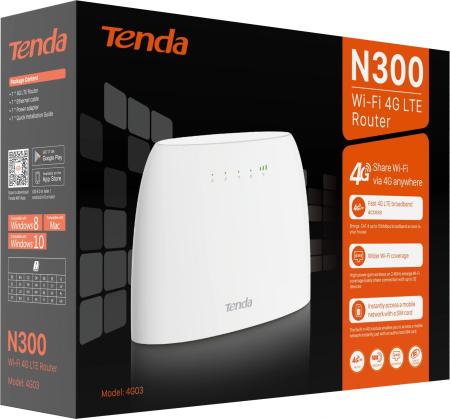 Беспроводные маршрутизаторы Tenda 4G03