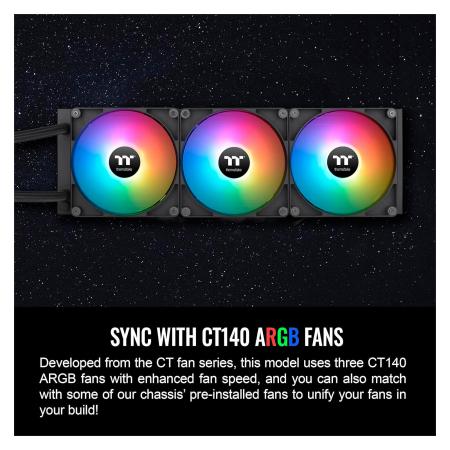 Системы охлаждения Thermaltake TH420 V2 ARGB CL-W376-PL14SW-A [CL-W376-PL14SW-A]