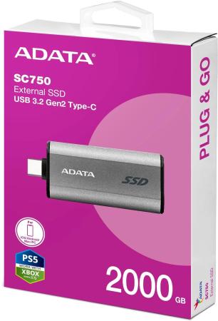 Внешние накопители ADATA SC750 2TB SC750-2000G-CCBK [SC750-2000G-CCBK]