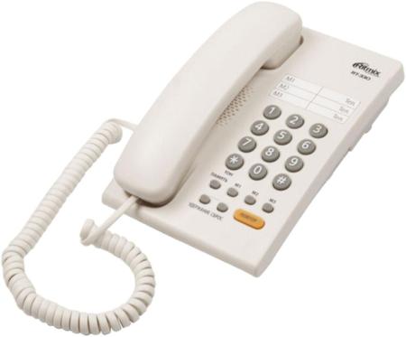 Проводные телефоны Ritmix RT-330 (белый) [RT-330 White]
