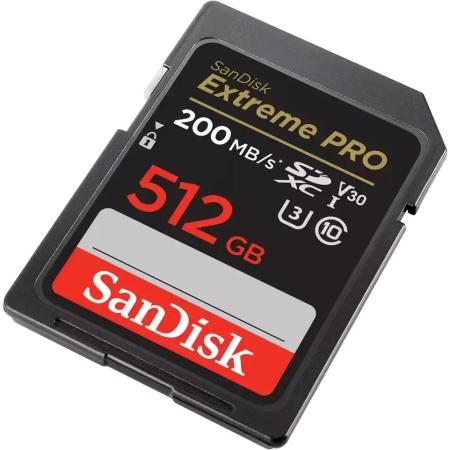 Карты памяти SanDisk Extreme PRO SDXC SDSDXXD-512G-GN4IN 512GB [SDSDXXD-512G-GN4IN]