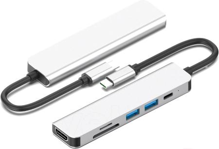 USB-хабы и док-станции VCOM CU4371