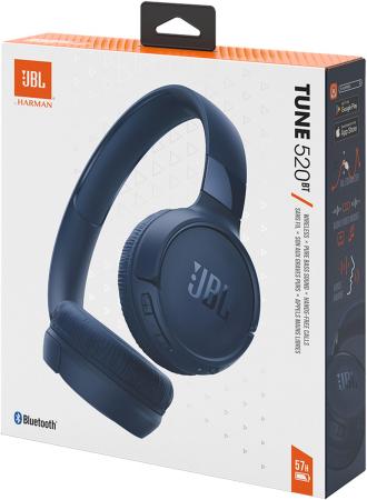 Наушники и гарнитуры JBL Tune 520BT (темно-синий) [JBLT520BTBLU, JBLT520BTBLUEU]
