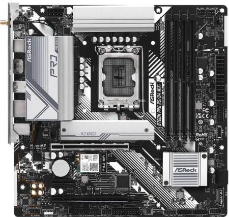 Материнские платы ASRock B760M Pro RS/D4 WiFi