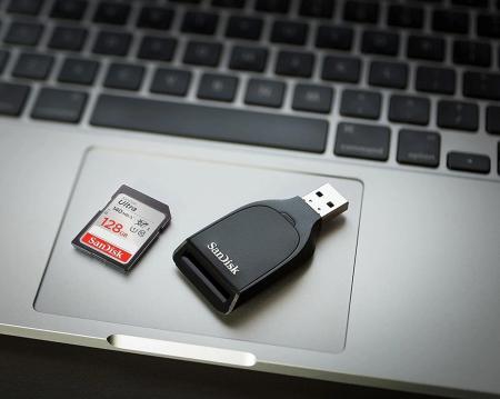 Карты памяти SanDisk Ultra SDXC SDSDUNB-128G-GN6IN 128GB [SDSDUNB-128G-GN6IN]
