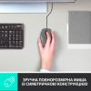 Мыши Logitech M100 (черный, обновленный дизайн) [910-006652]