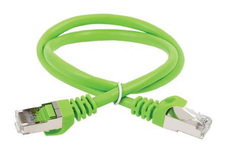 Кабели, адаптеры, разветвители ITK RJ45 - RJ45 PC02-C5EF-3M (3 м, зелёный) [PC02-C5EF-3M]