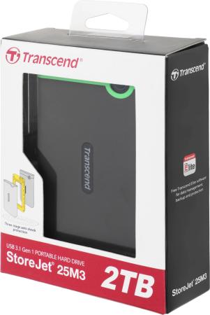 Внешние накопители Transcend StoreJet 25M3 Slim 2TB TS2TSJ25M3S [TS2TSJ25M3S]