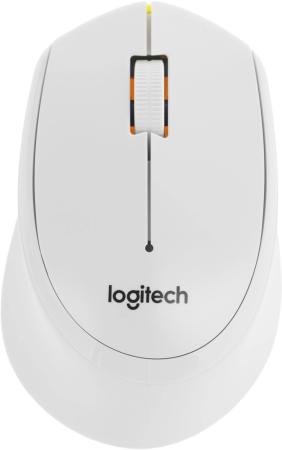 Мыши Logitech M330 Silent Plus (белый/желтый) [910-004926]