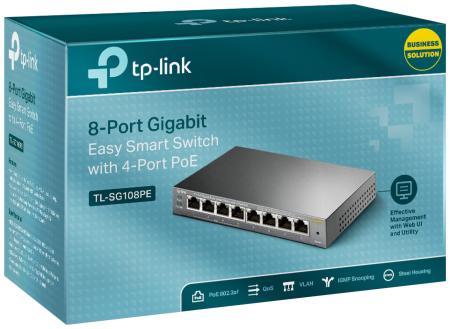 Коммутаторы TP-Link TL-SG108PE