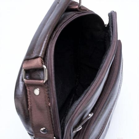 Женские и мужские сумки Poshete 252-8101-DBW (коричневый) [252-8101-DBW]