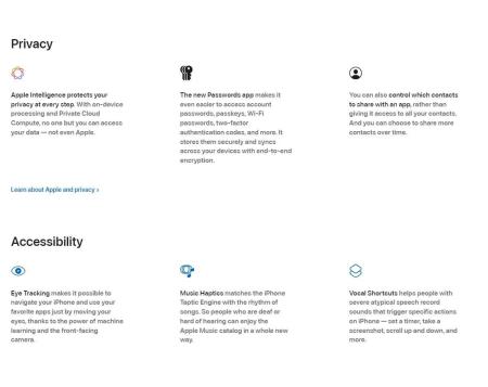 Мобильные телефоны Apple iPhone 16 128GB (черный) [MYE73HN/A]