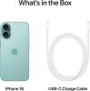 Мобильные телефоны Apple iPhone 16 128GB (бирюзовый) [MYED3HN/A]