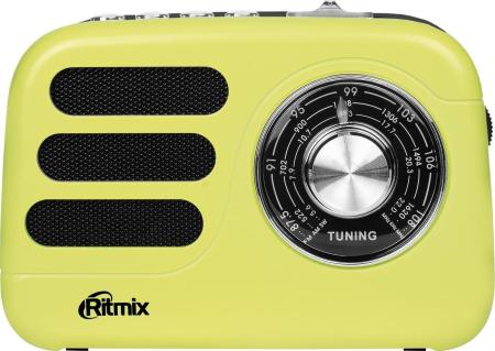 Радиоприемники Ritmix RPR-033 (лимонный)