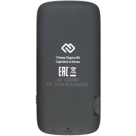 Плееры Digma B4 8GB (черный) [1132585, B4BK]