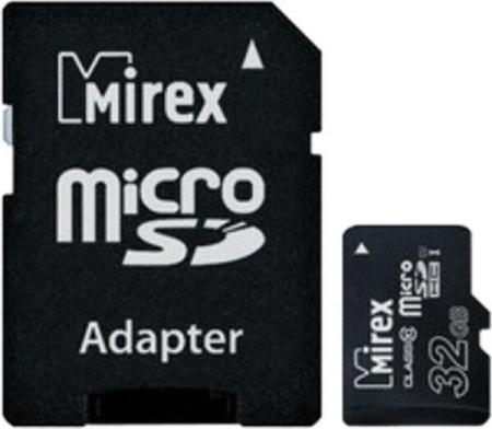 Карты памяти Mirex microSDHC UHS-I (Class 10) 32GB [13612-MCSUHS32] [13612-MCSUHS32]