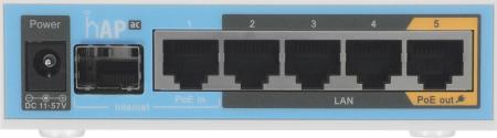 Беспроводные маршрутизаторы Mikrotik hAP ac [RB962UiGS-5HacT2HnT] [RB962UiGS-5HacT2HnT]