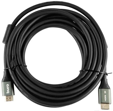 Кабели, адаптеры, разветвители Buro BHP-HDMI-2.1-5G HDMI - HDMI (5 м, черный) [BHP-HDMI-2.1-5G]