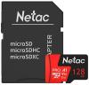 Карты памяти Netac P500 Extreme Pro 128GB NT02P500PRO-128G-R + адаптер [NT02P500PRO-128G-R]