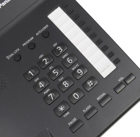 Проводные телефоны Panasonic KX-TS2382RUB (черный)