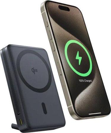 Портативные зарядные устройства Baseus Nomos Qi2 Magnetic Power Bank 10000mAh (черный) [P10078800123-00]