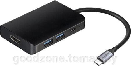 USB-хабы и док-станции Satechi Pro Hub Mini ST-UCPHMIM (серый космос) [ST-UCPHMIM]