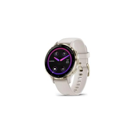 Умные часы и браслеты Garmin Venu 3S (слоновая кость, с силиконовым ремешком) [010-02785-04]