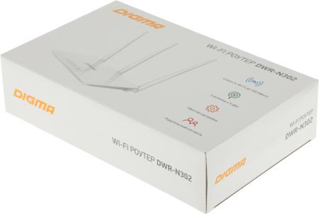 Беспроводные маршрутизаторы Digma DWR-N302