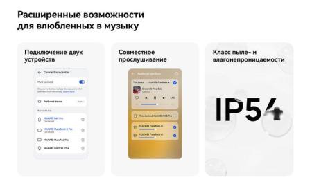 Наушники и гарнитуры Huawei FreeBuds 6i (сиреневый, международная версия) [55037547]