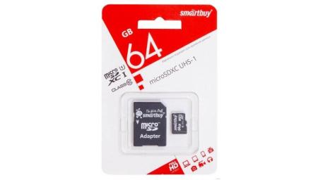 Карты памяти ADATA Premier Pro AUSDX64GUI3V30SA2-RA1 microSDXC 64GB (с адаптером) [AUSDX64GUI3V30SA2-RA1]