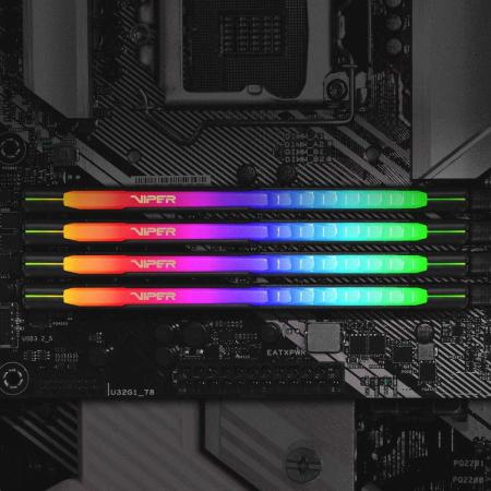 Оперативная память Patriot Viper Steel RGB 2x16GB DDR4 PC4-28800 PVSR432G360C0K [PVSR432G360C0K]
