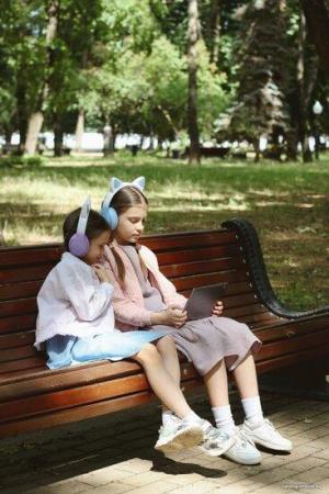 Наушники и гарнитуры Miru Cat EP-W10 (розовый) [W101]