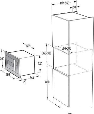 Микроволновые печи Gorenje MO20A3WH [740250]